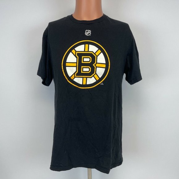 Reebok Patrice Bergeron Boston Bruins Jersey T Shirt NHL Hockey Black Size M - Picture 3 of 5